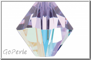 Swarovski� Bicone 5328, 4mm, 371AB2 - violet, 2xAB, 25 Stk.